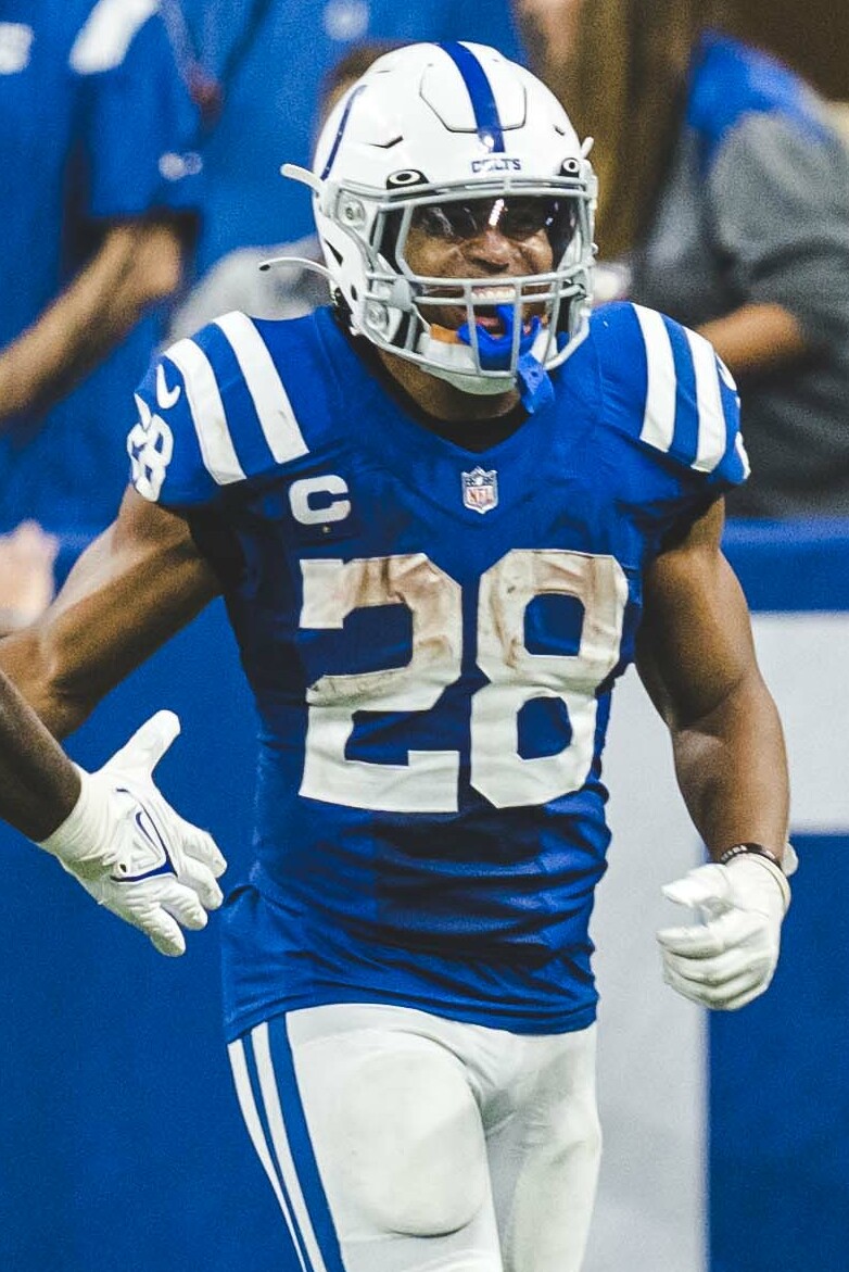 Colts running back Jonathan Taylor, the lead pick this week